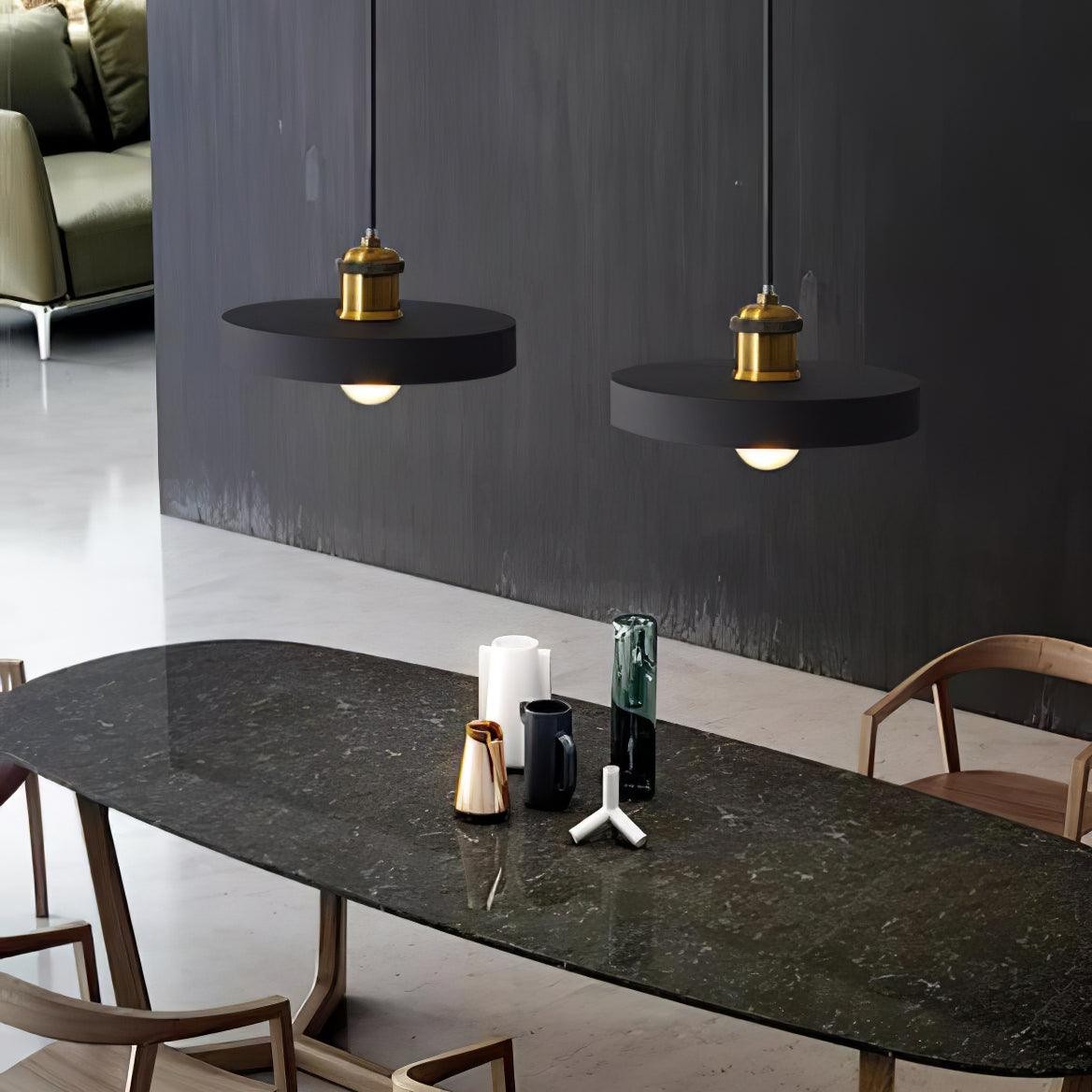 Modern Resin Geometric Pendant Lamp M326
