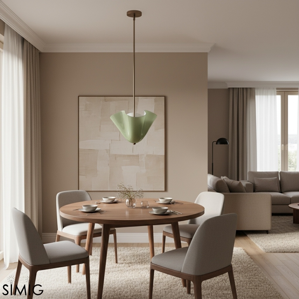 Bellina Sculptural Colored Glass Pendant - Modern Lighting for Home T278