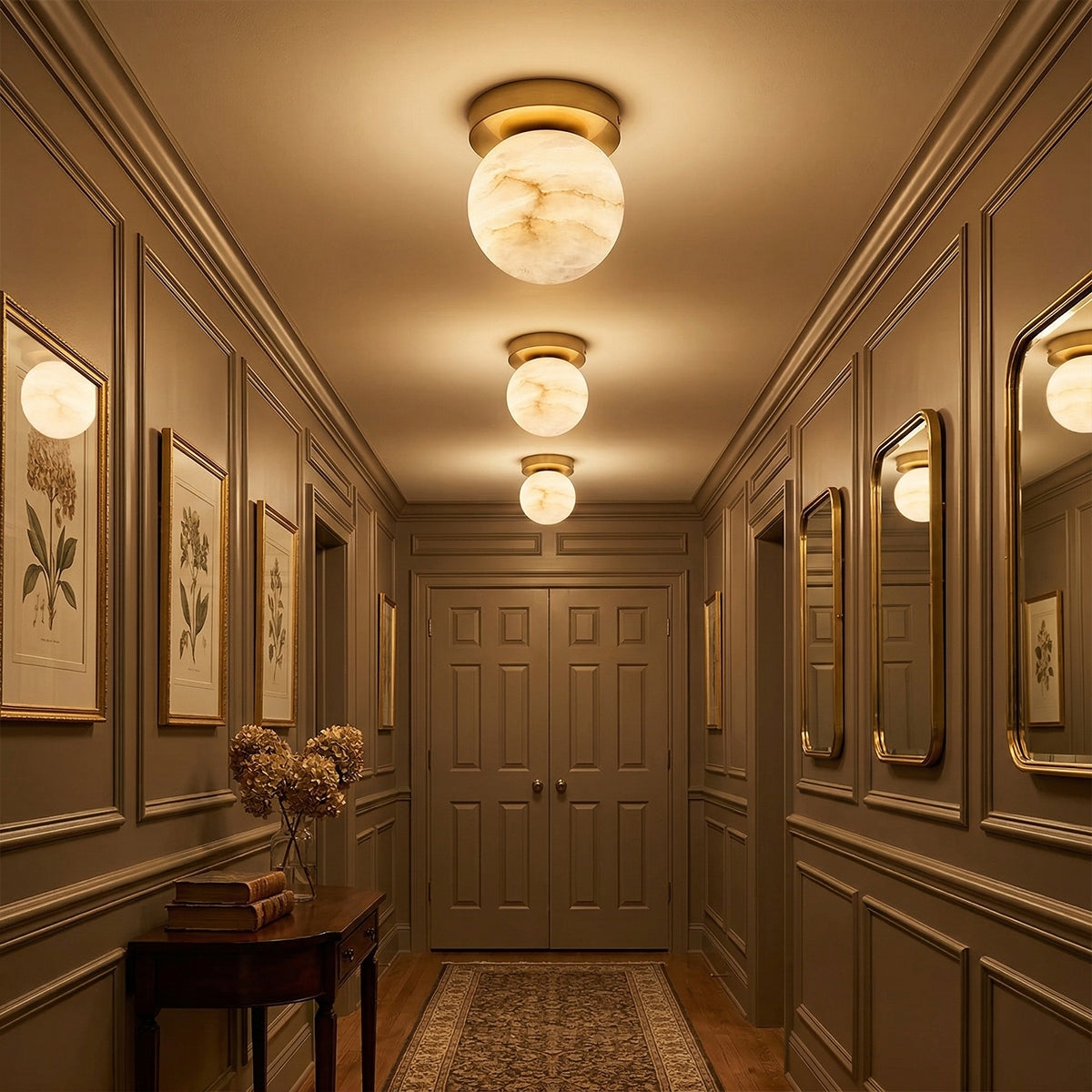 Melange Alabaster Ceiling Light T1720