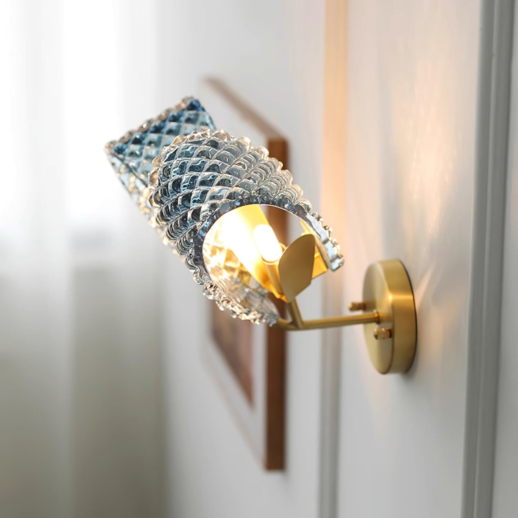 Creative Light Luxury Blue Ribbon Wall Lamp M182