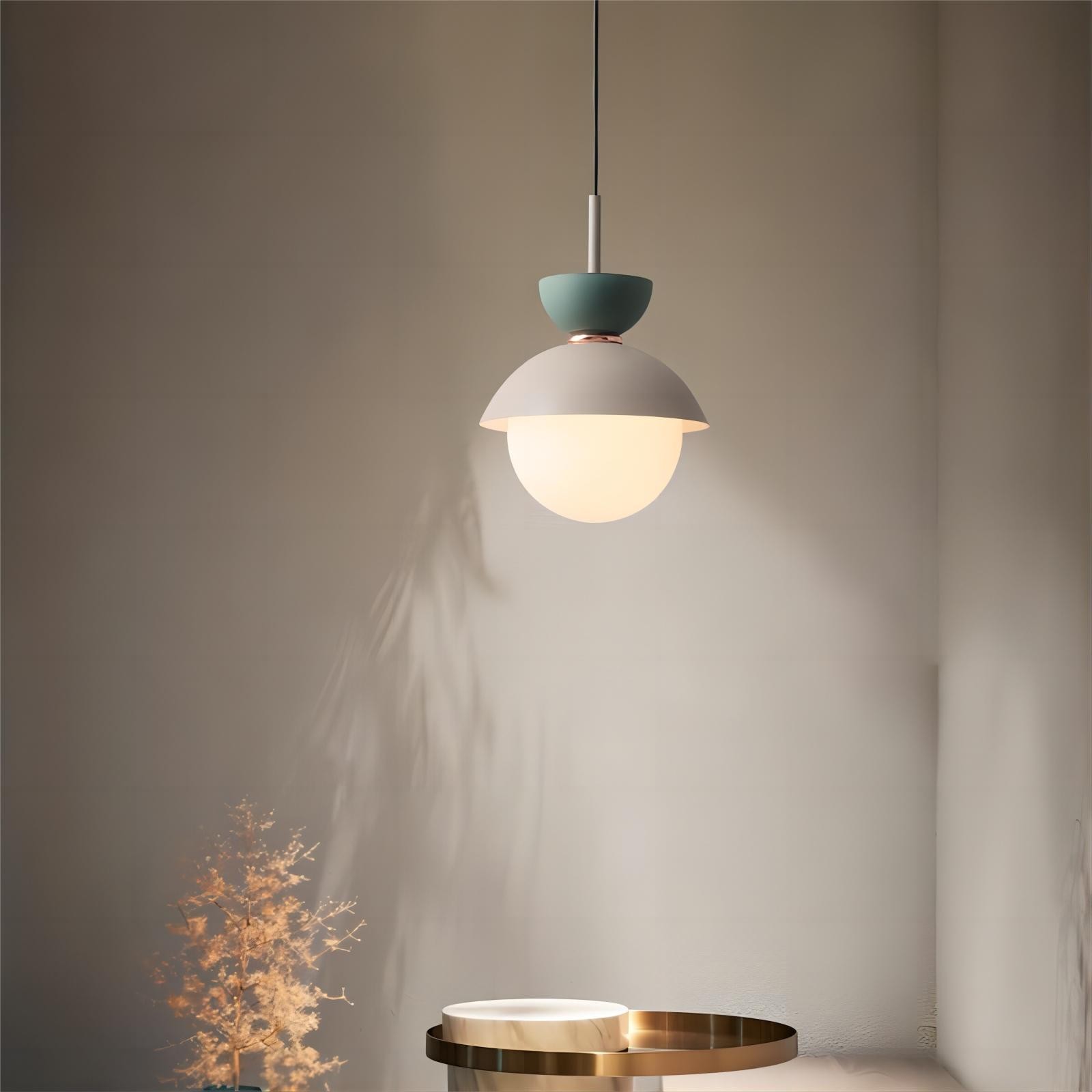Scandinavian Macaroon Pendant Light with Aluminum for Bedroom