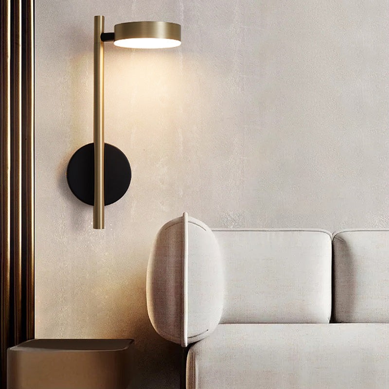 Italian Simple Round Metal Wall Lamp M557