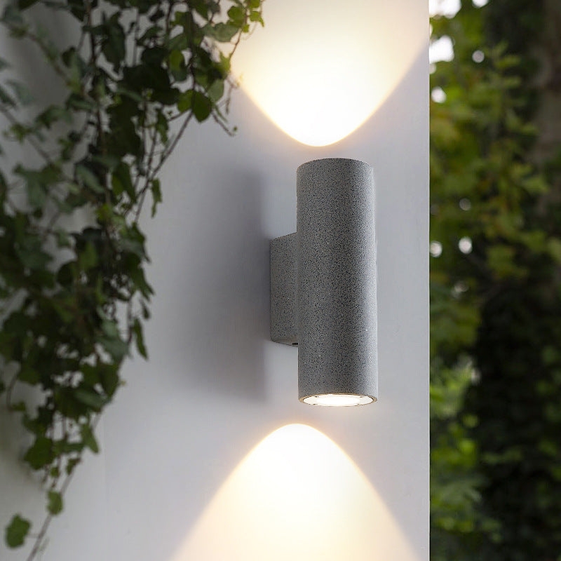 Midnight Glow Minimalist Cement Indoor Outdoor Wall Light T2001