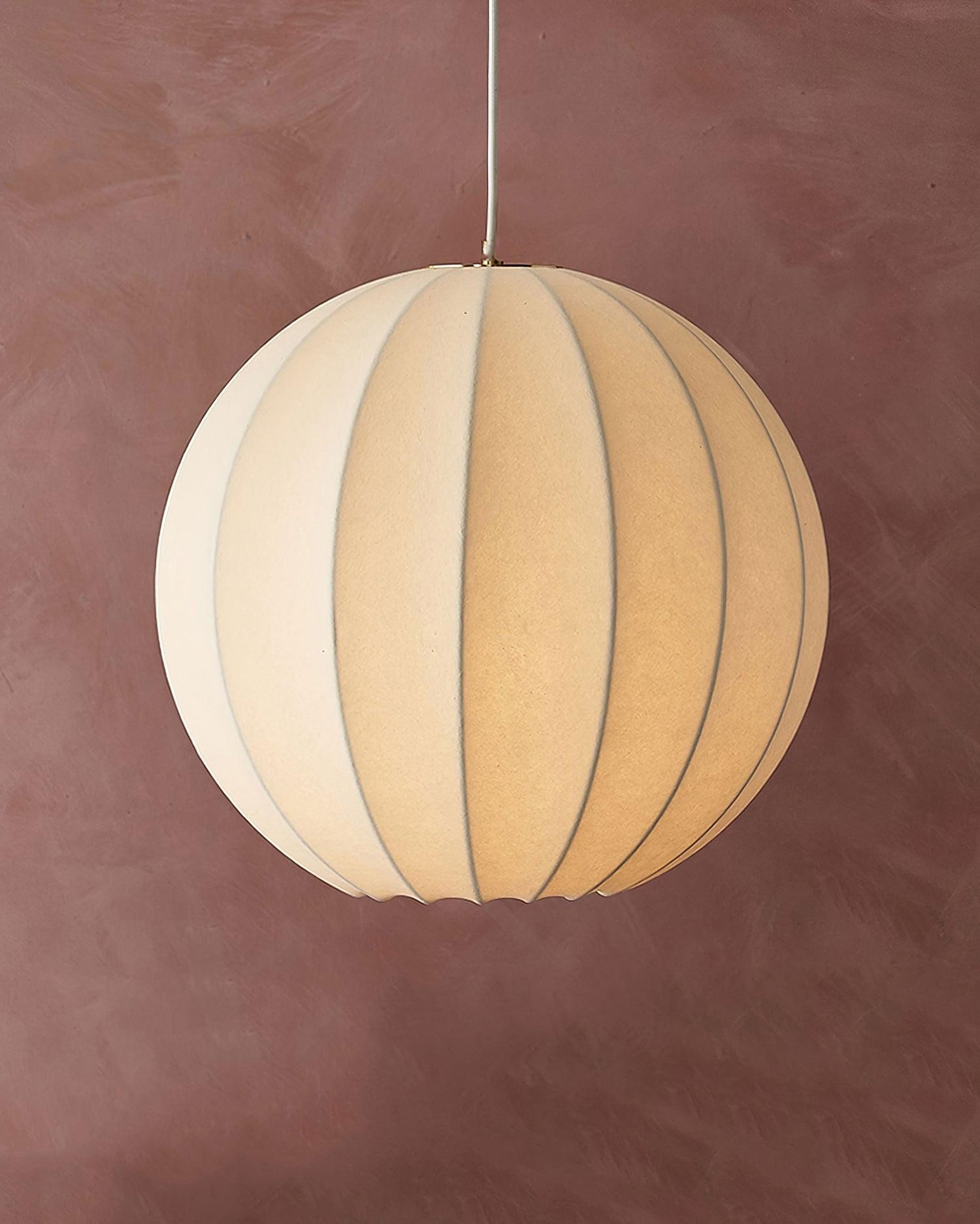 Creative Japanese Minimalist Silk Pendant Lamp For Restaurant M357