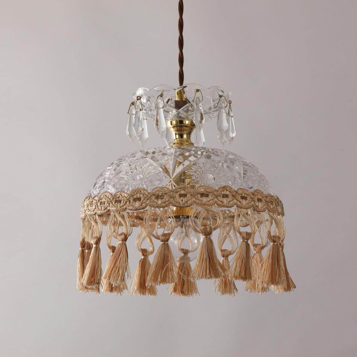 Bowl Tassel Pendant Light M387