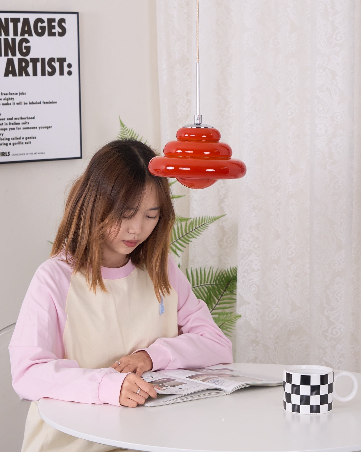 Cream Cloud Pendant Lamp P011