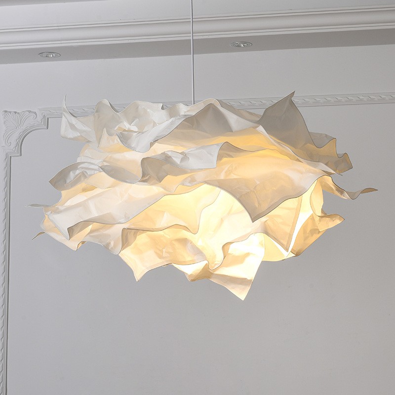 Cloud Shape Pendant Light Minimal Paper - Bedroom Ambient Lighting S137