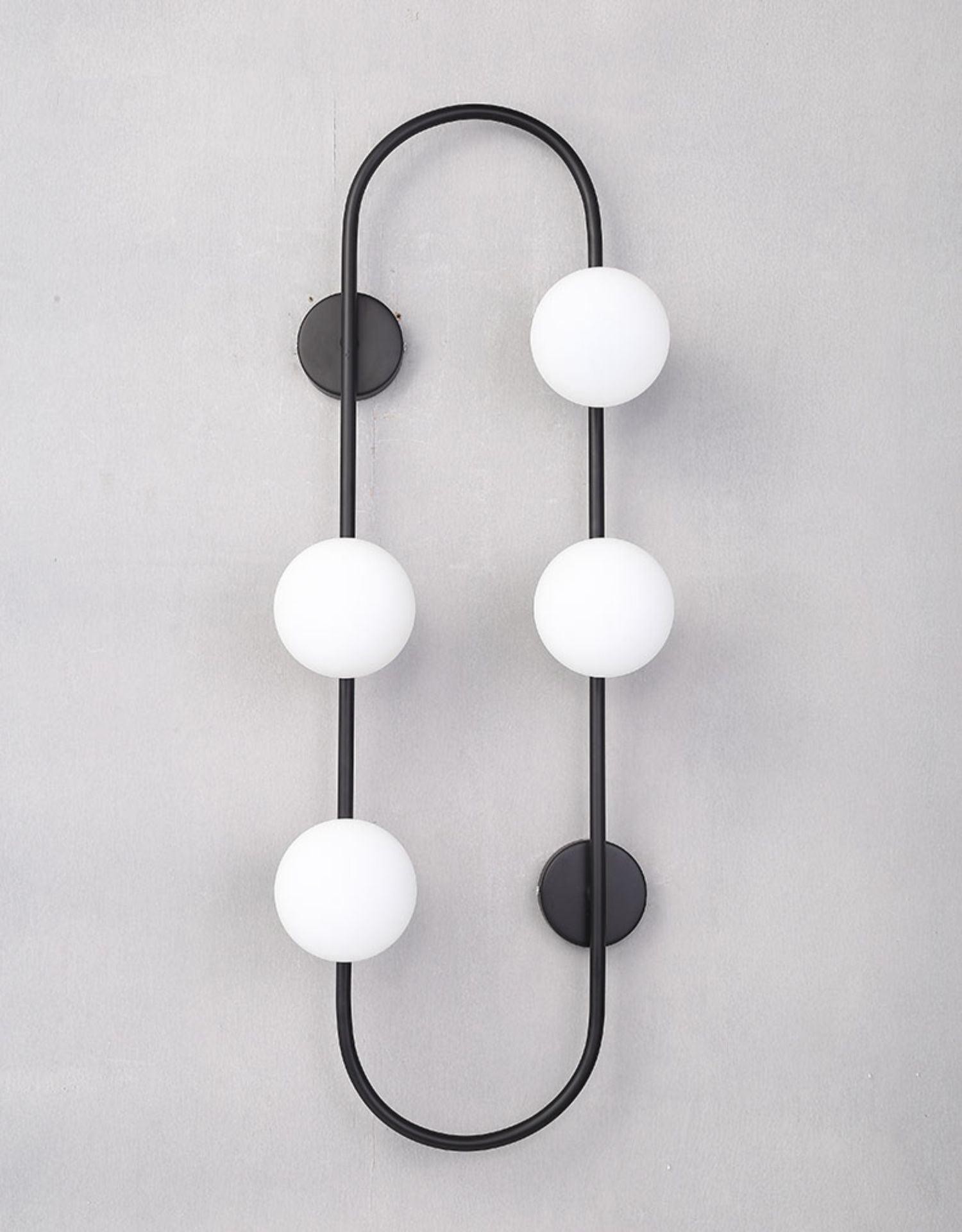 Nordic Modern Geometric Glass Globe Wall Lamp M468