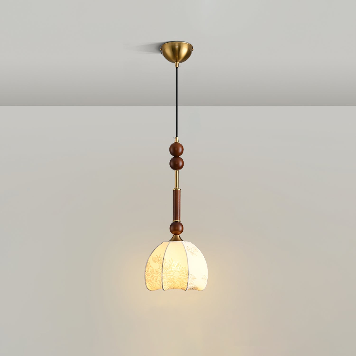 Retro Solid Wood Series Pendant Lamp M420