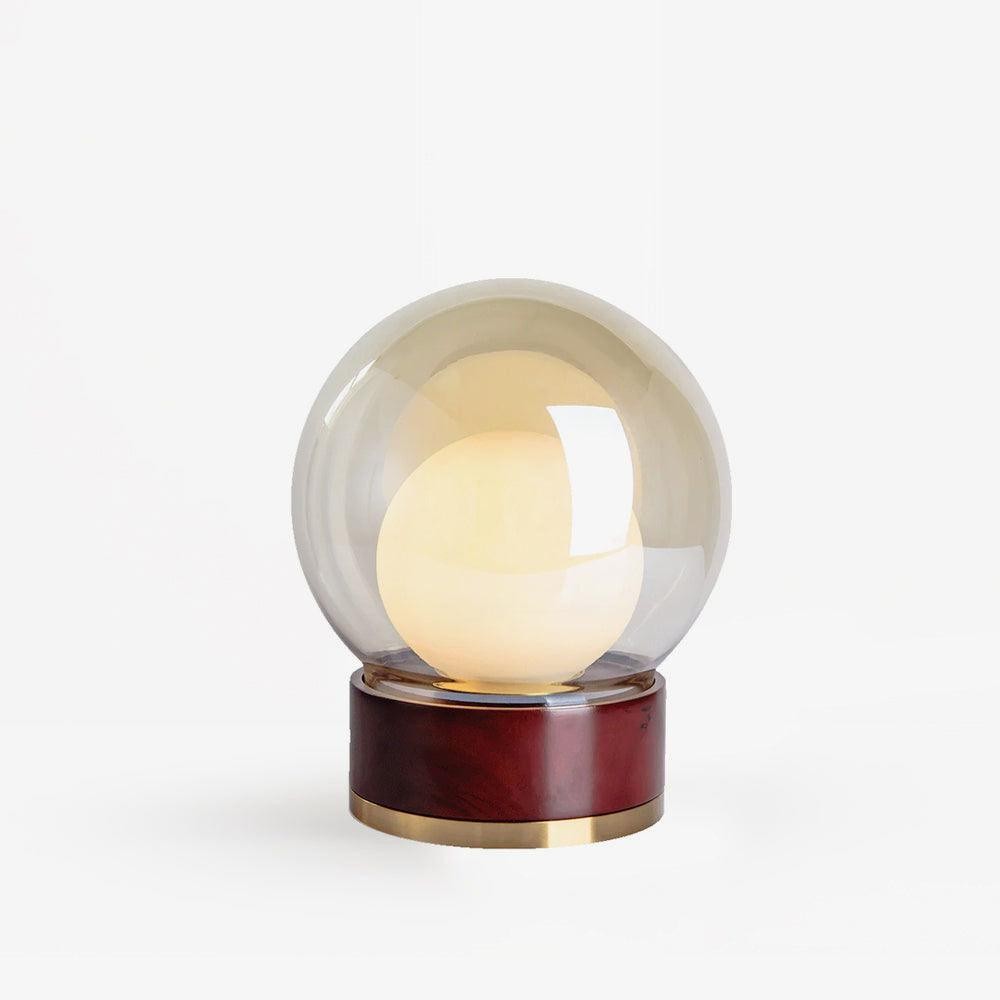 Simple Creative Wood Orb Table Lamp M423