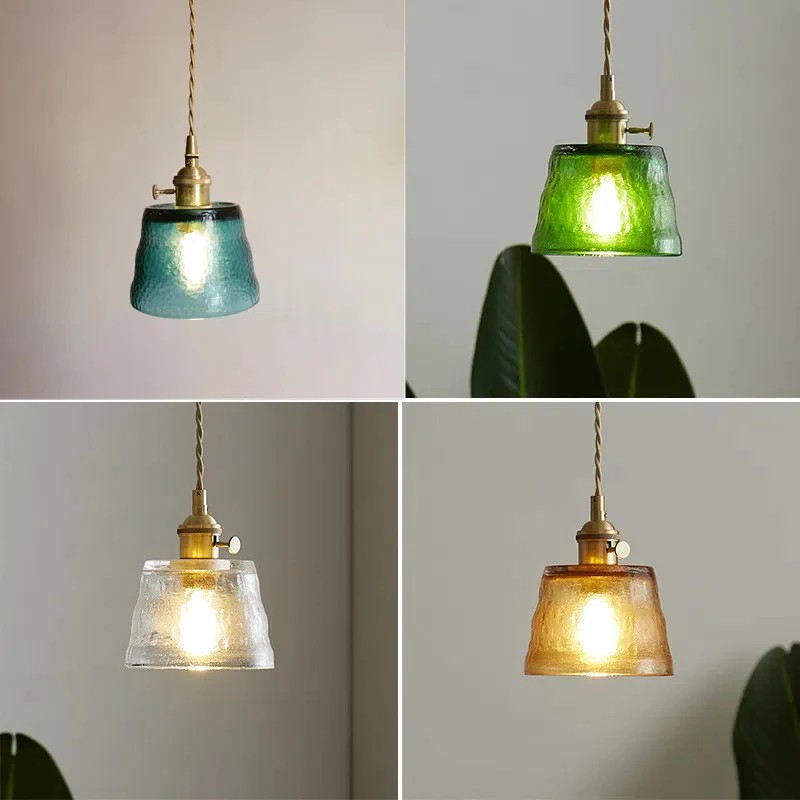 Nordic Cup Brass Glass Pendant Light S79