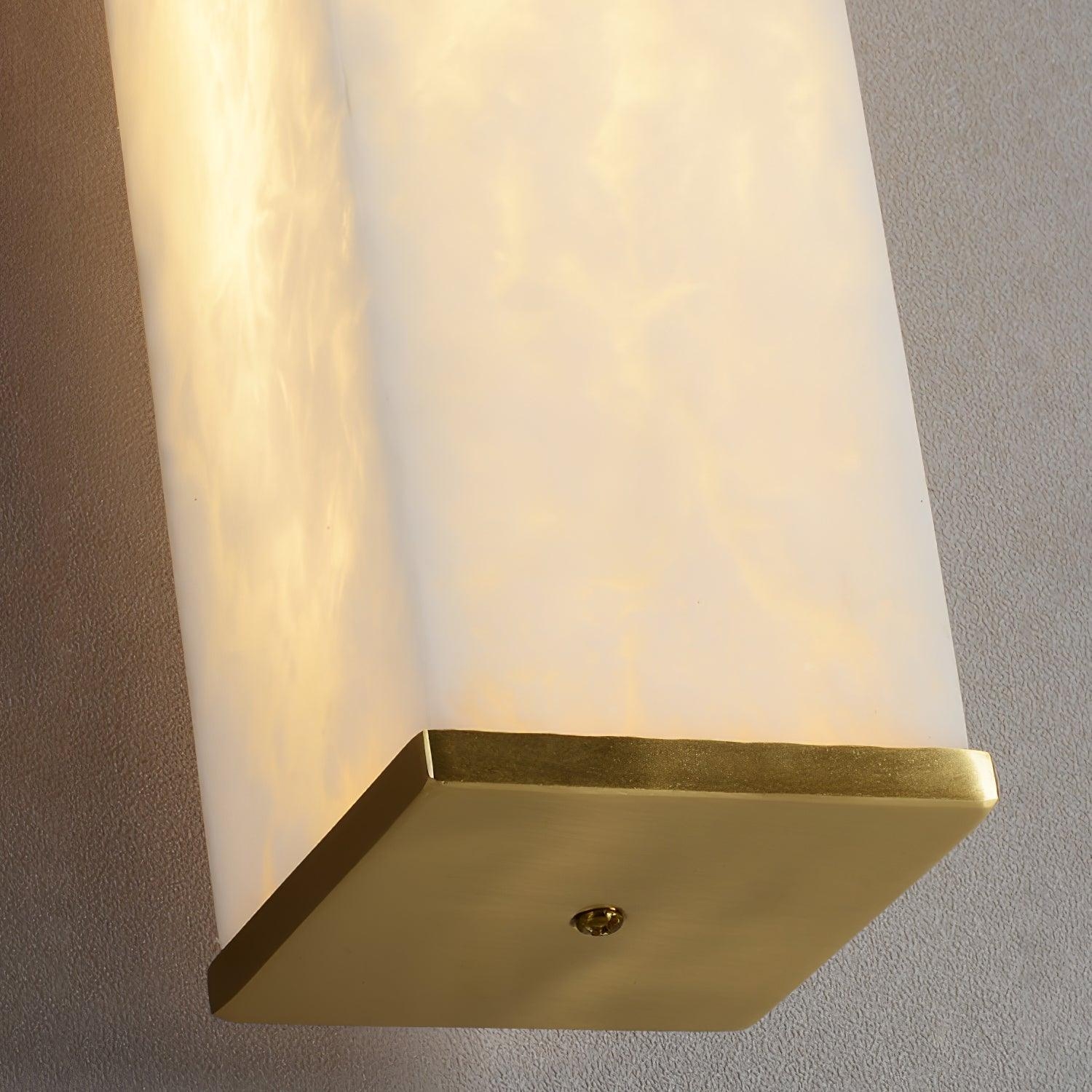 Cuboid Alabaster Wall Light T1622