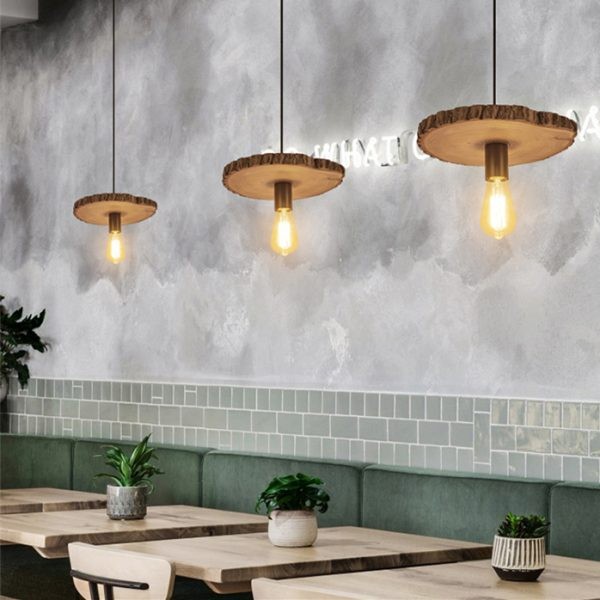 Annulus Wooden Pendant Light