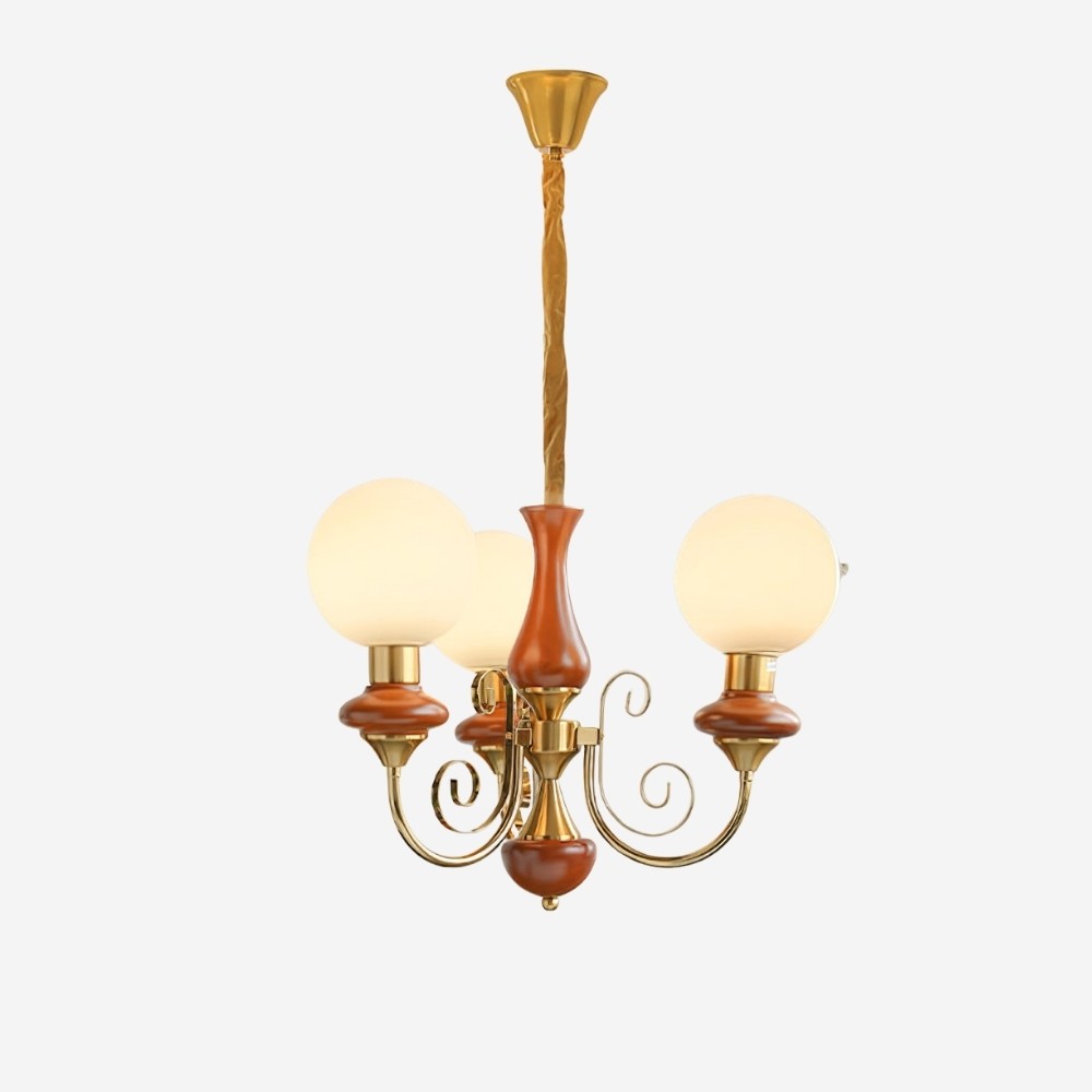 Modern Chandelier with Graceful Silhouette for Ambient Light S219