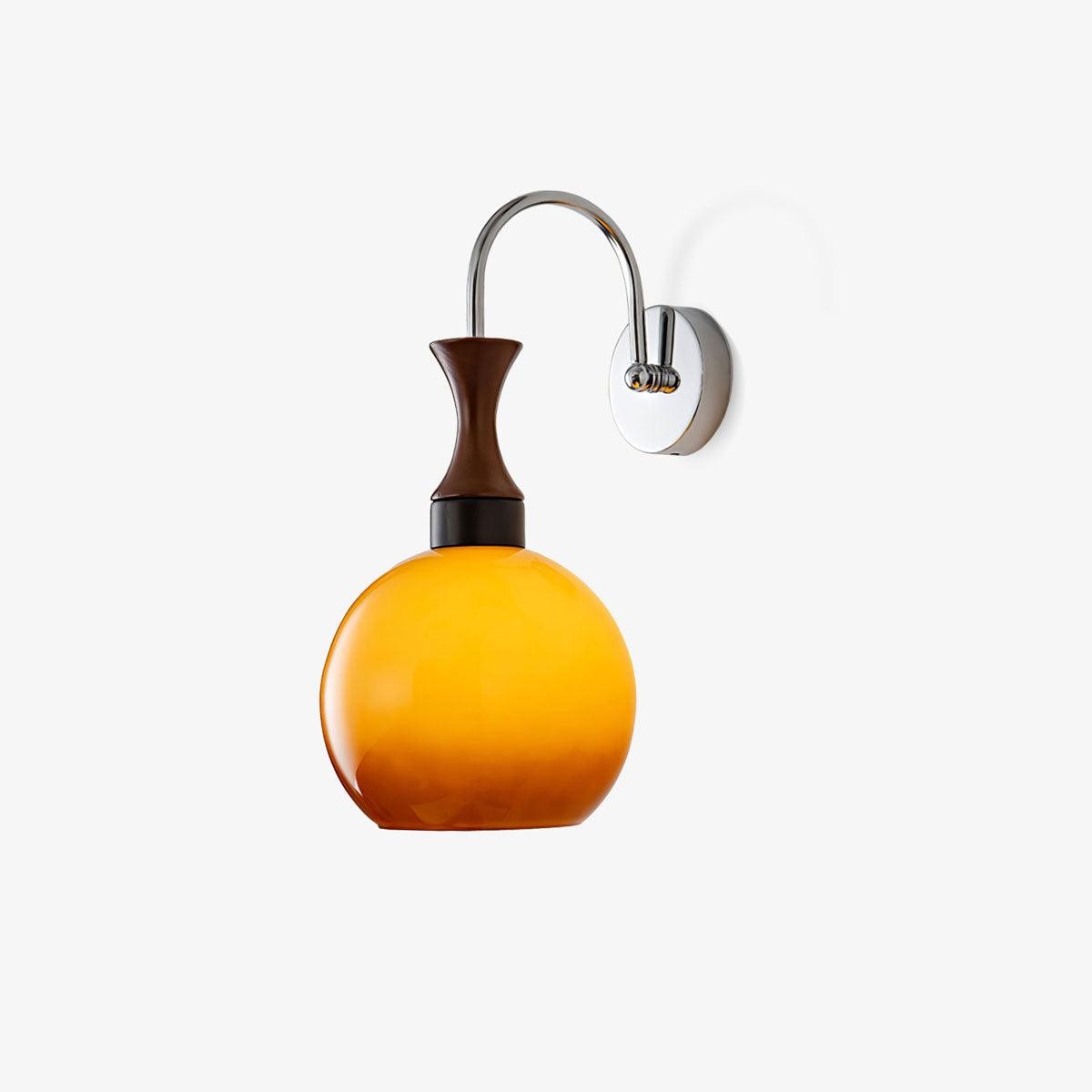 Spherical Yellow Wall Lamp M522