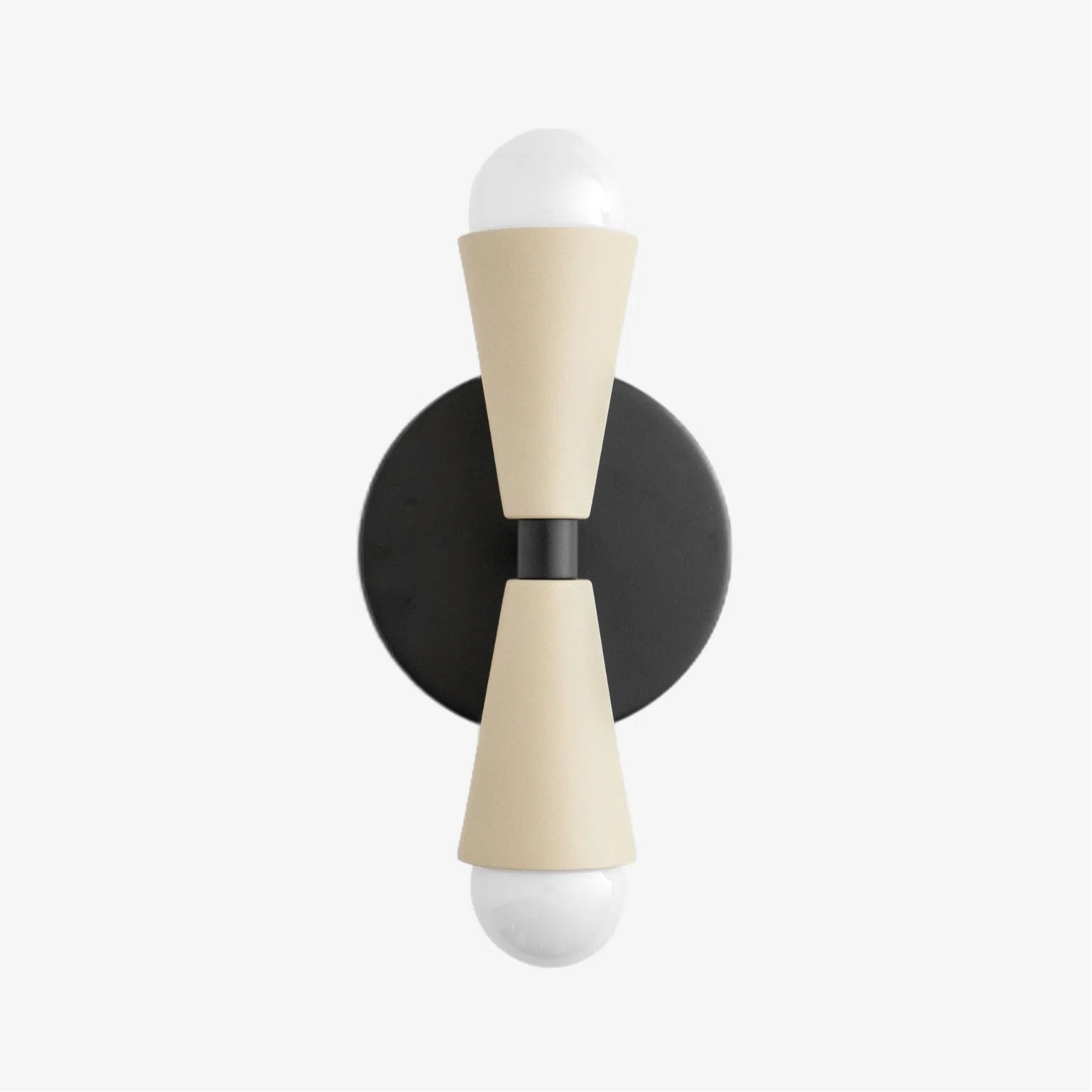 Pyralis  Cone Shade  Double Wall Light - Contemporary Living Room Glow T334
