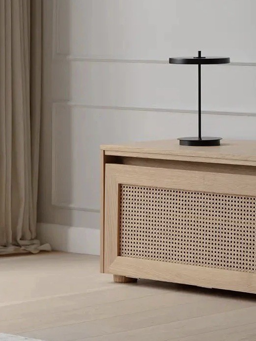 Nordic Monochrome Table Lamp – Portable Light for Any Room G103