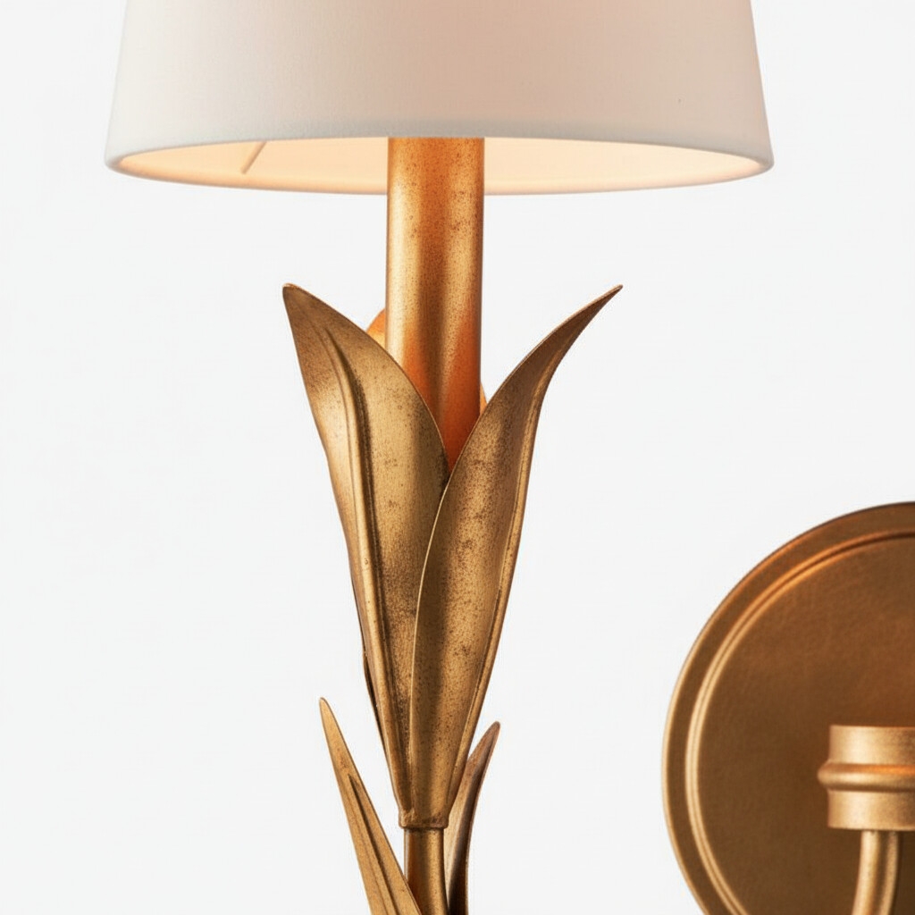 Duova Wall Lamp - Curved Reed-Like Metal Arms Design for Bedroom, Living Room or Bathroom T715