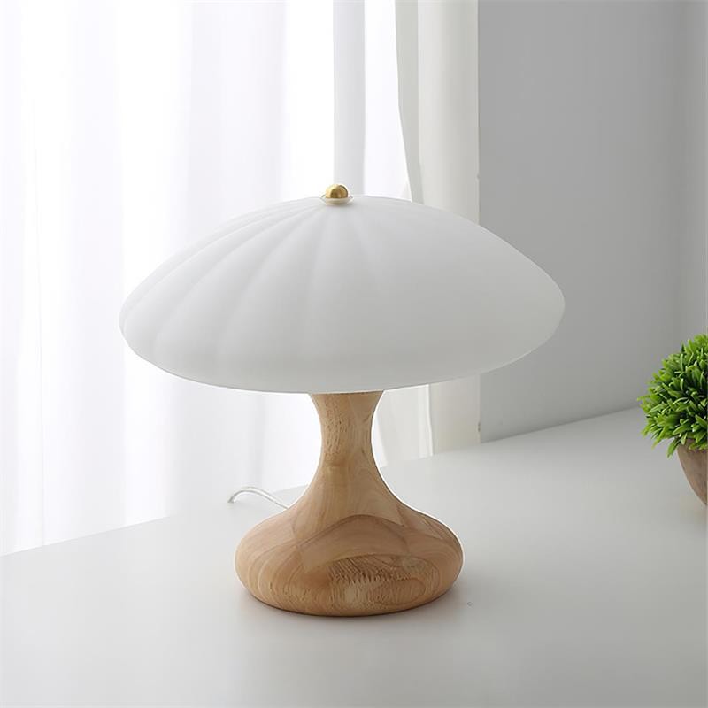 Mushroom Shape Curved Table Lamp M90