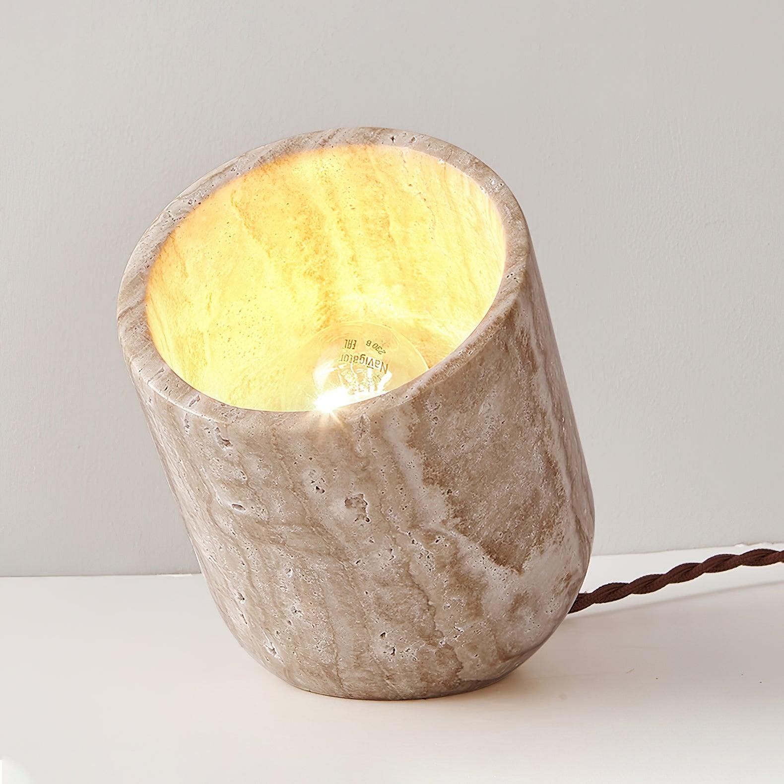 Amidori Travertine Table Lamp T2117