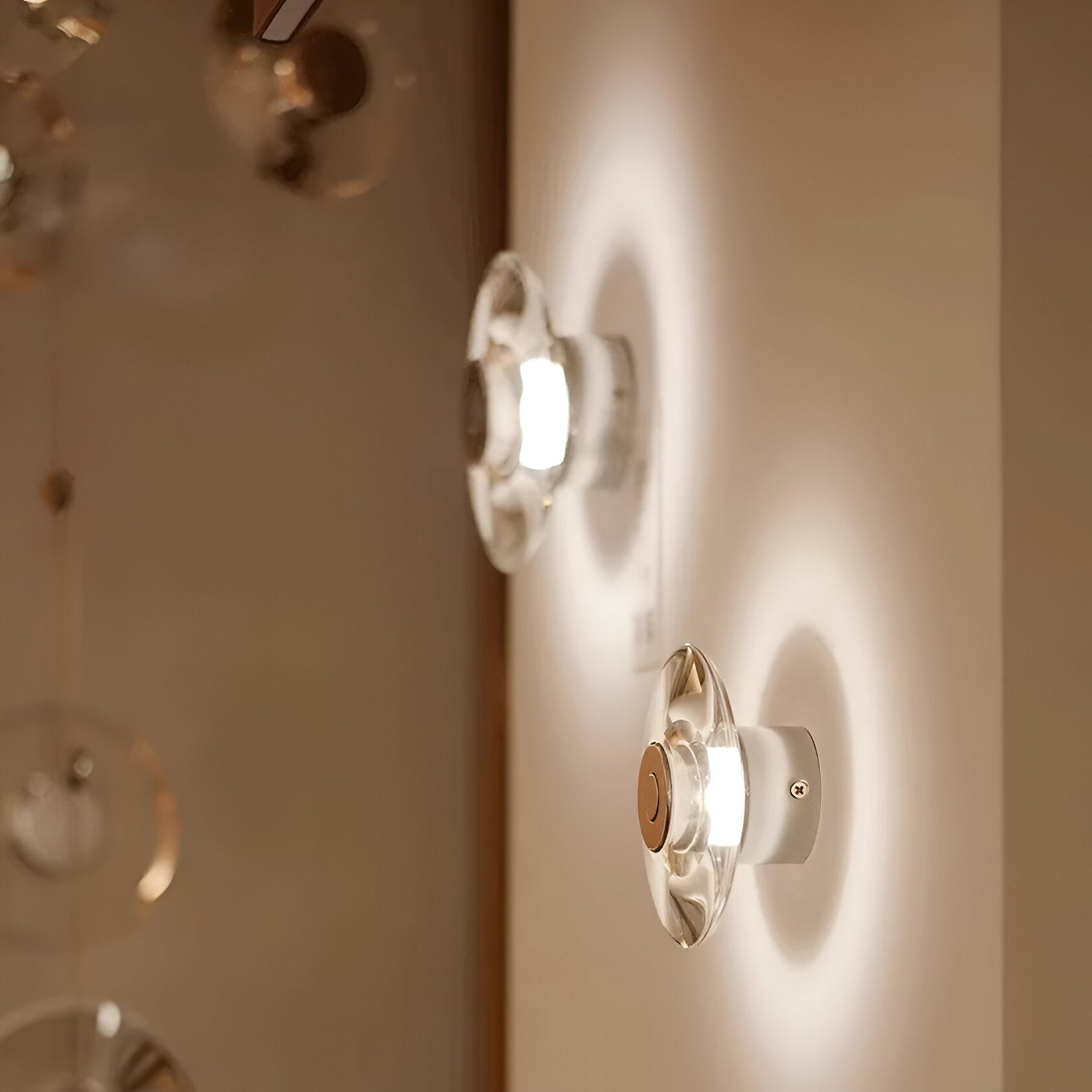 Italian Crystal Minimalist Clementine Wall Light T2182