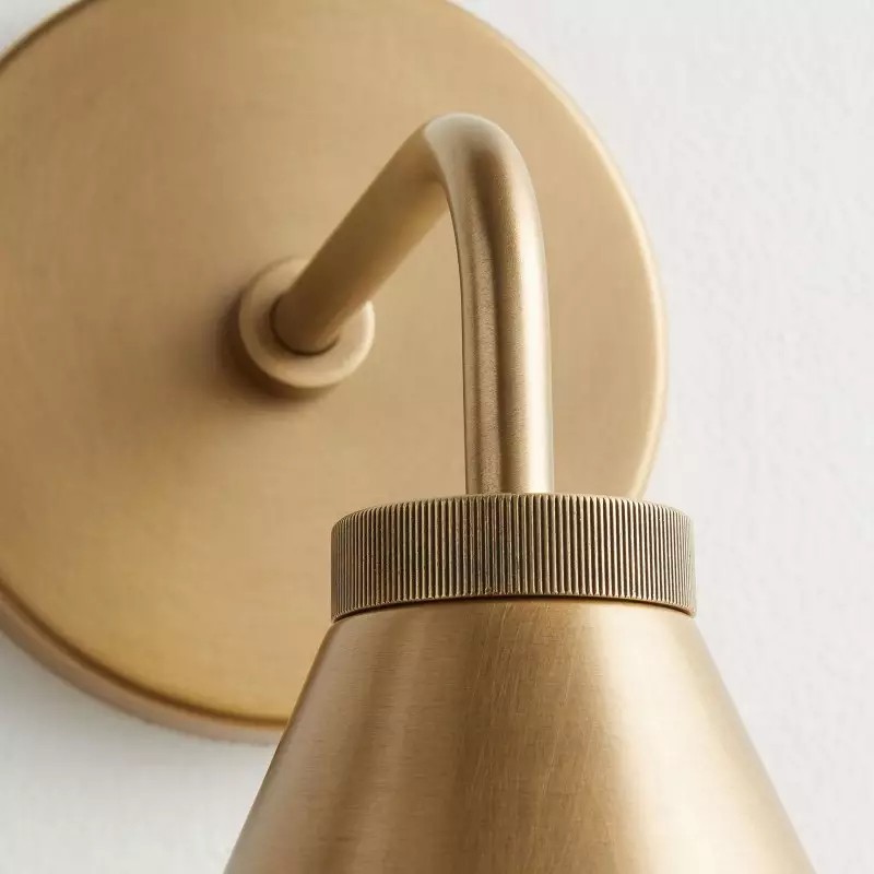 Retro Metal Cone Tapered Sconce Light G34