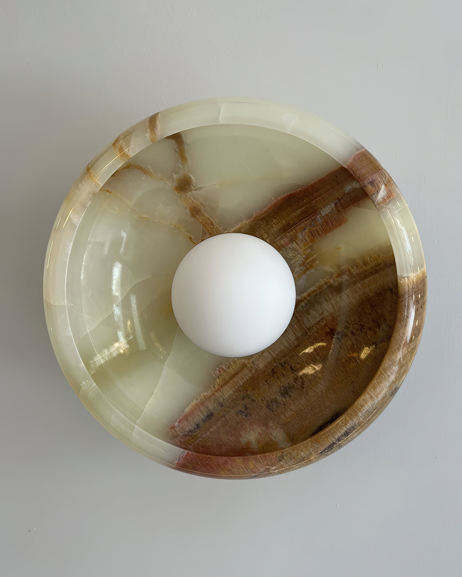 Bowl - Shaped Marble Wall Lamp P064