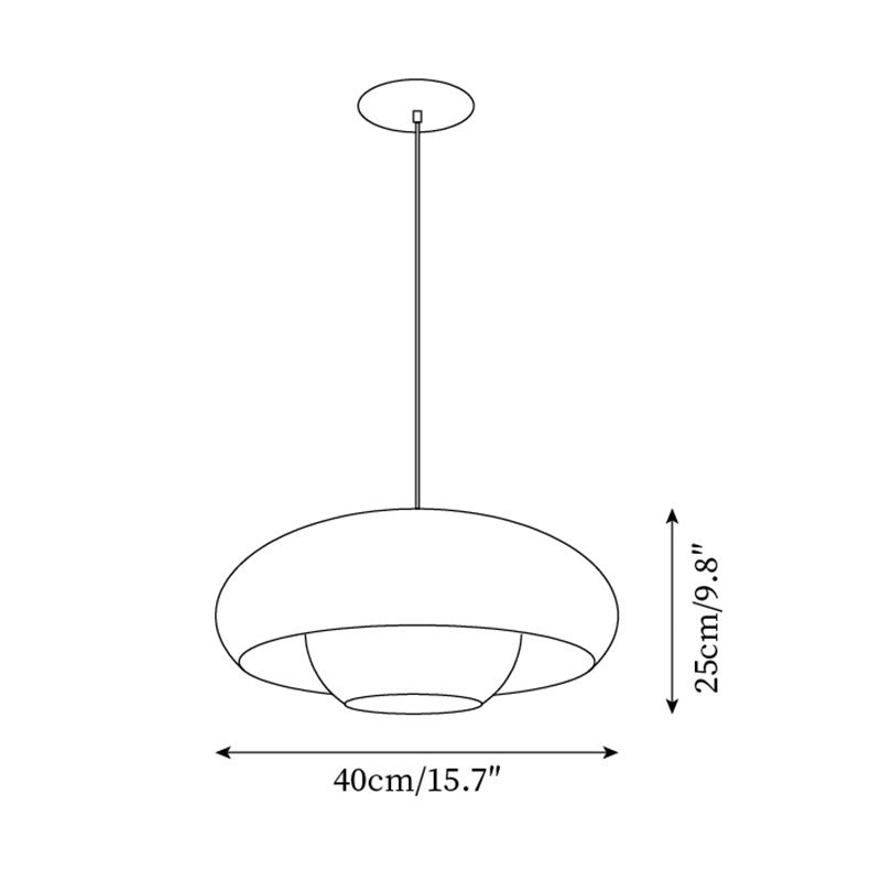 Nordic Style Dome Pendant Lamp M86