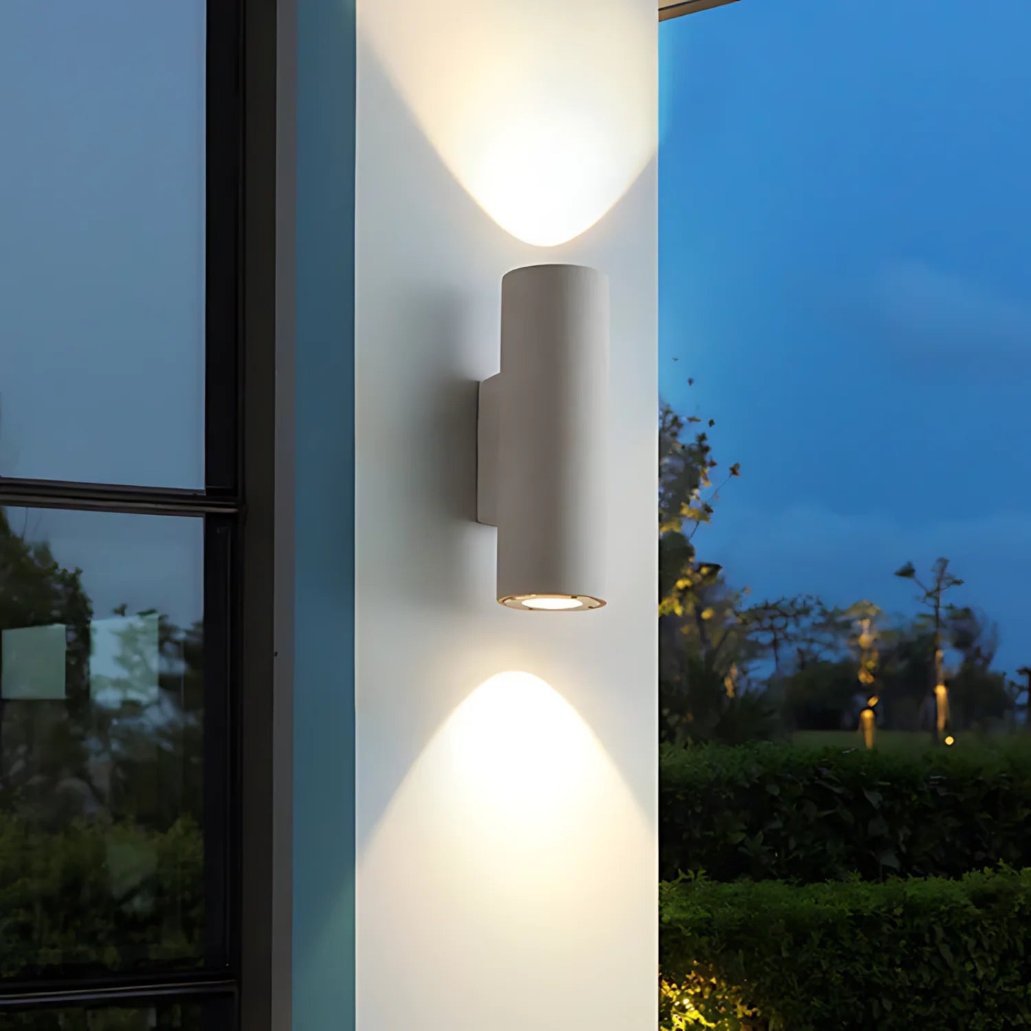 Midnight Glow Minimalist Cement Indoor Outdoor Wall Light T2001