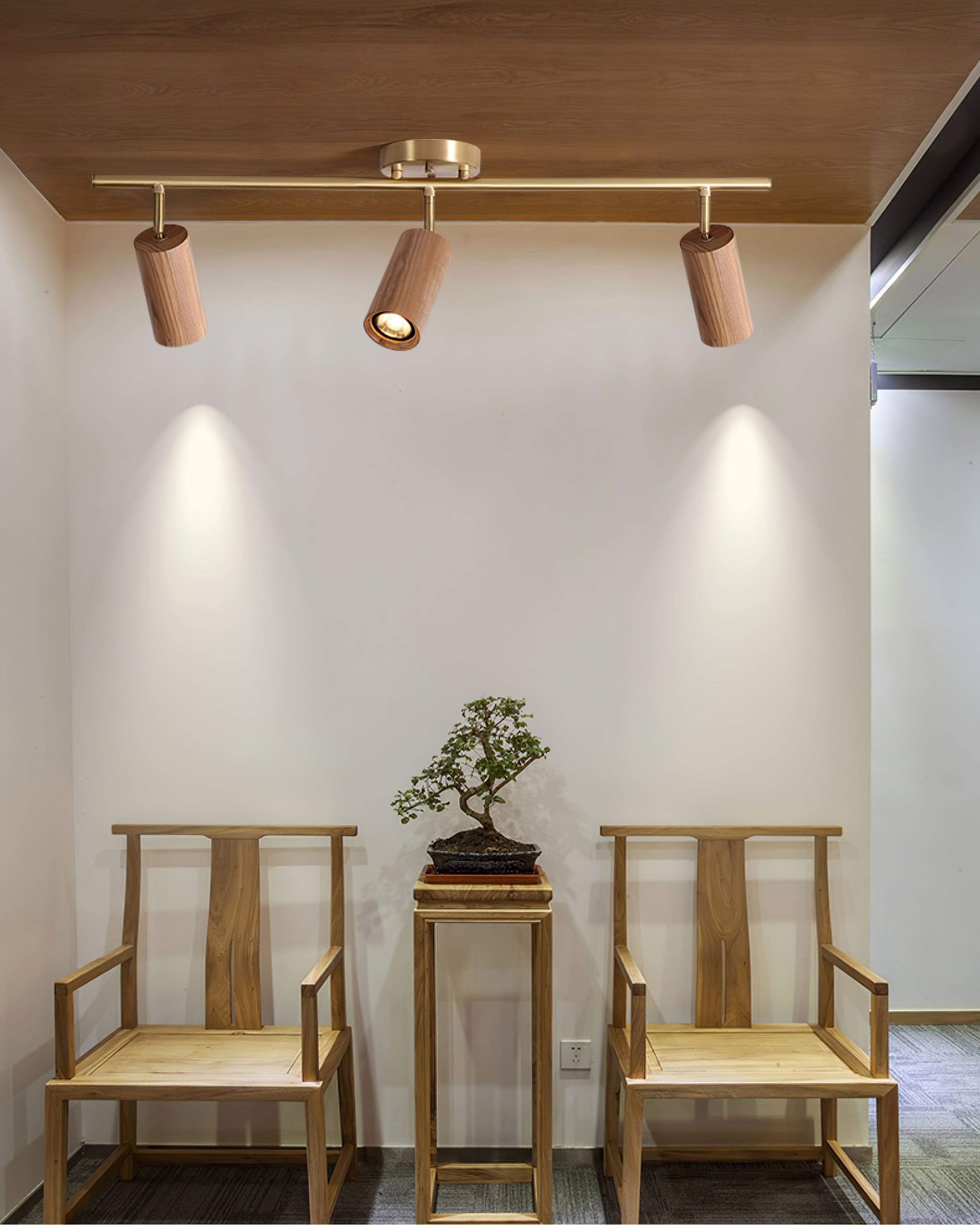 Fashion Wooden Modern Track Lighting M12