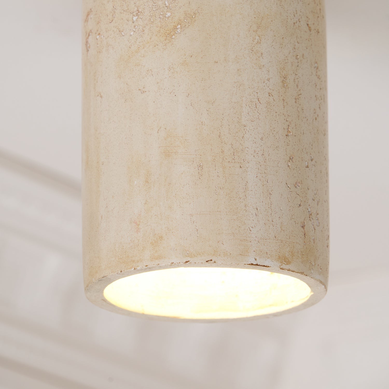 Marble Travertine Column Ceiling Lamp M405