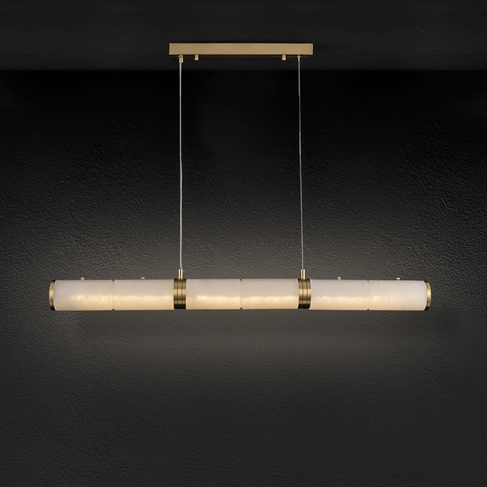 Luxurious Alabaster Beam Pendant Light M581