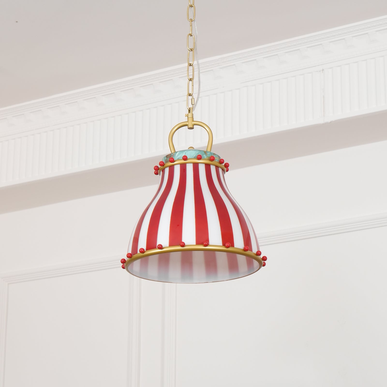 Festilo Circus Striped Glass Pendant for Dining & Living Spaces M66