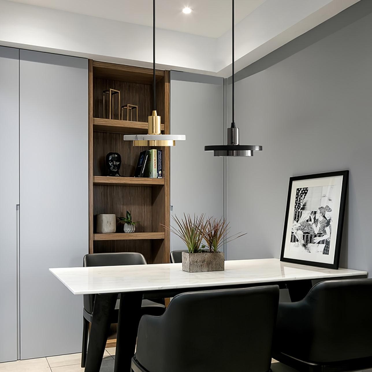 Double Circle Pendant Light M559