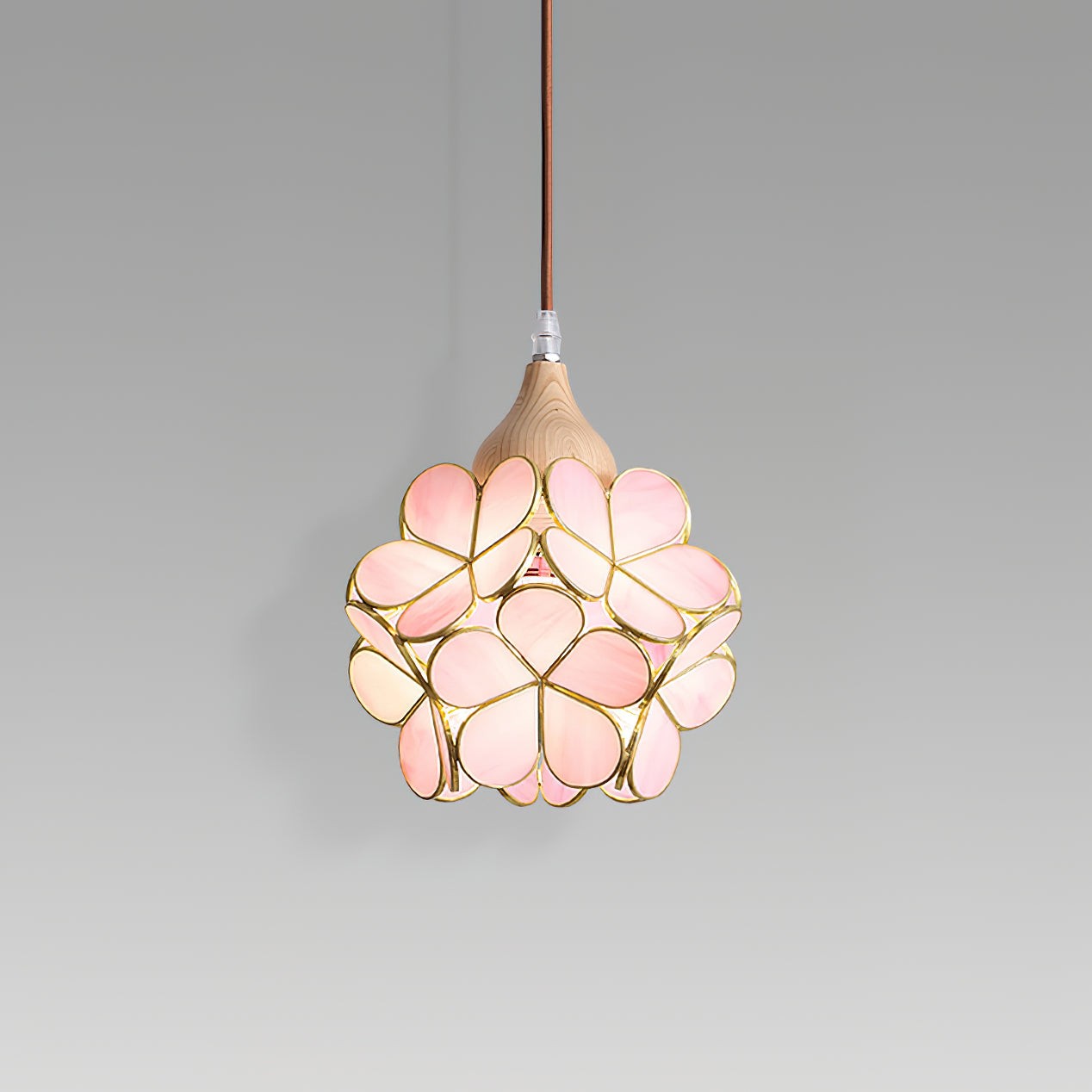 French Creative Pastoral Style Flower Pendant Light M136