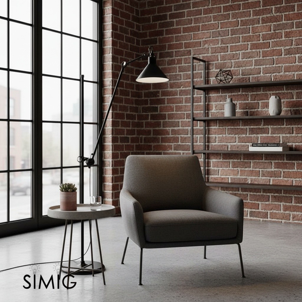 Nordic Rotatable Swing Arm Floor Lamp S113