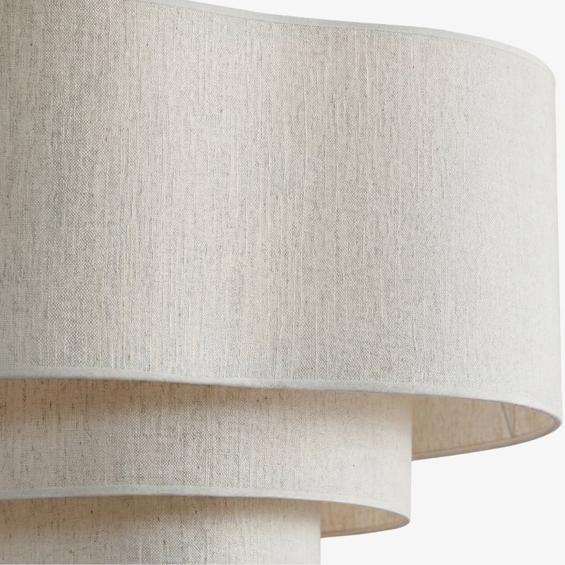 Softlume Layered Fabric Pendant Lamp - Sculptural Soft Shade Lamp for Home Ambient Lighting T1180