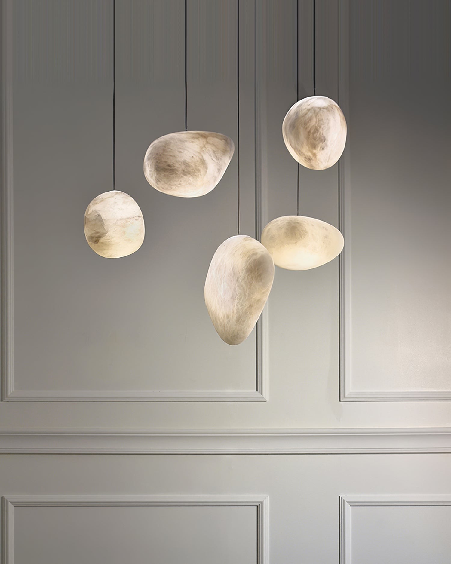 Pebbles Alabaster Pendant Lamp M334