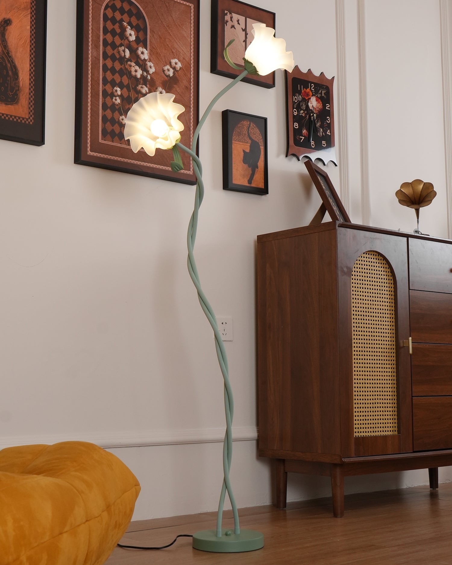 Creative Multi-Head Winding Flower Shape Floor Lamp M75