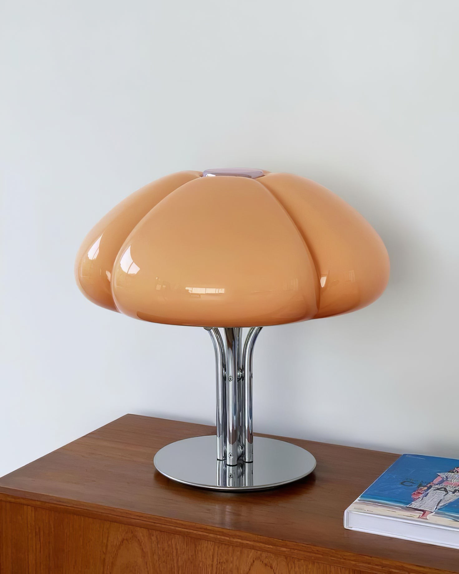Creative Cluster Mushroom Shape Glass Table Lamp M17