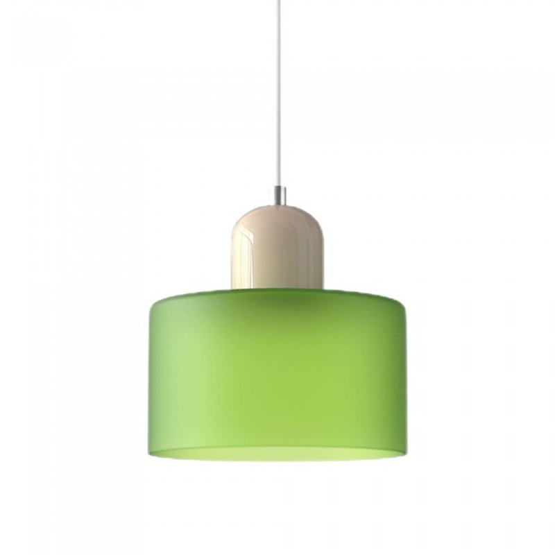 Nordic Morandi Cylinder Glass Pendant Light S66