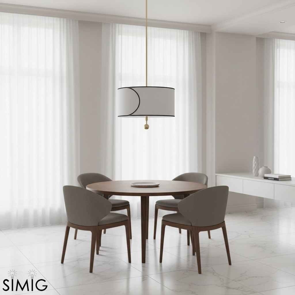 Roven 3-Light Pendant - Layered Fabric for Dining Room Lighting T659