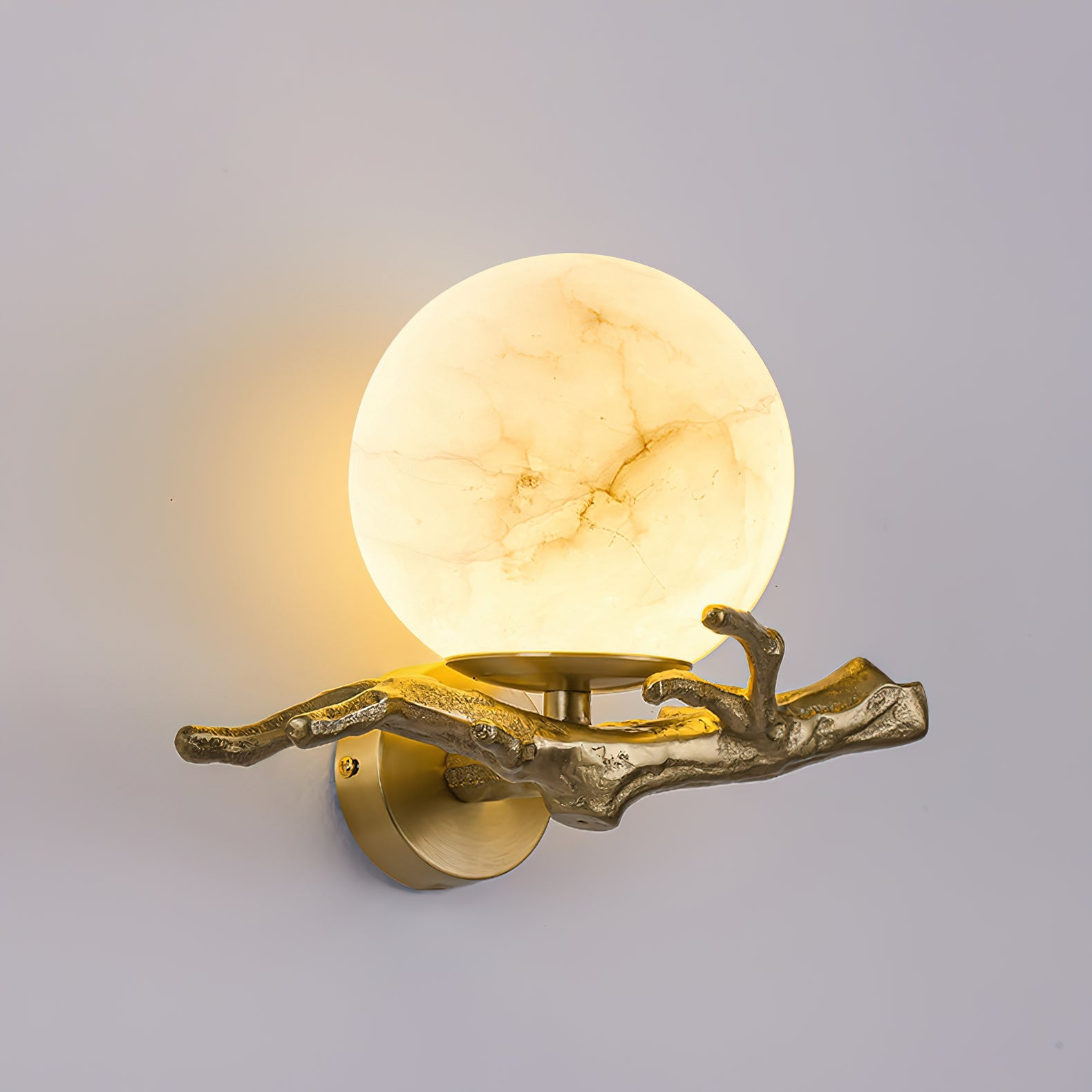 Retro Twigs Alabaster Wall Lamp T1659
