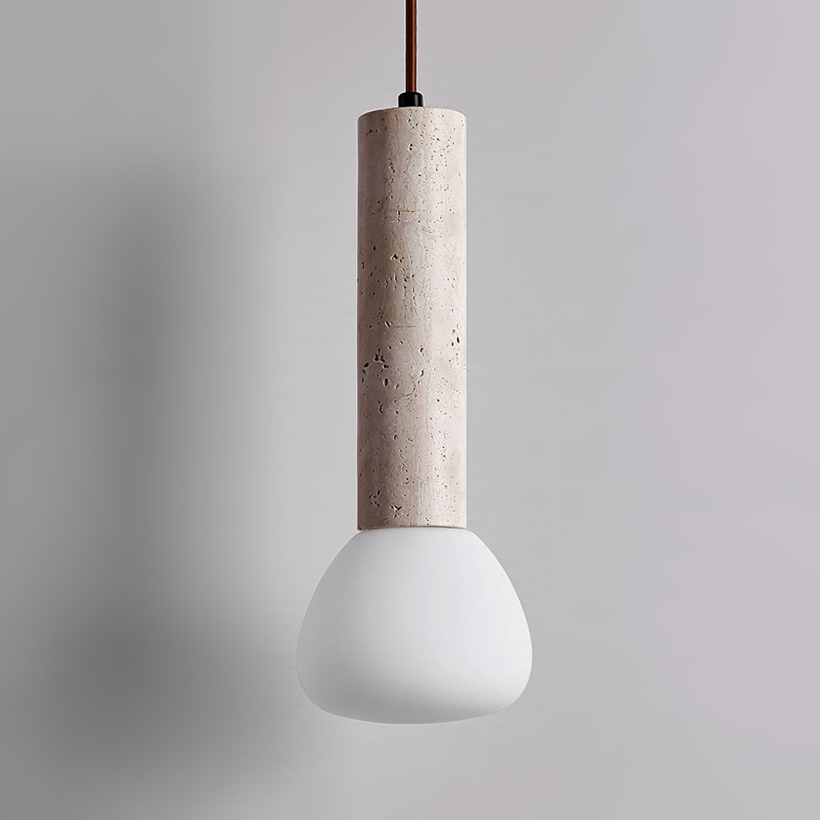 Elegant Travertine Cream Style Pendant Light T2144