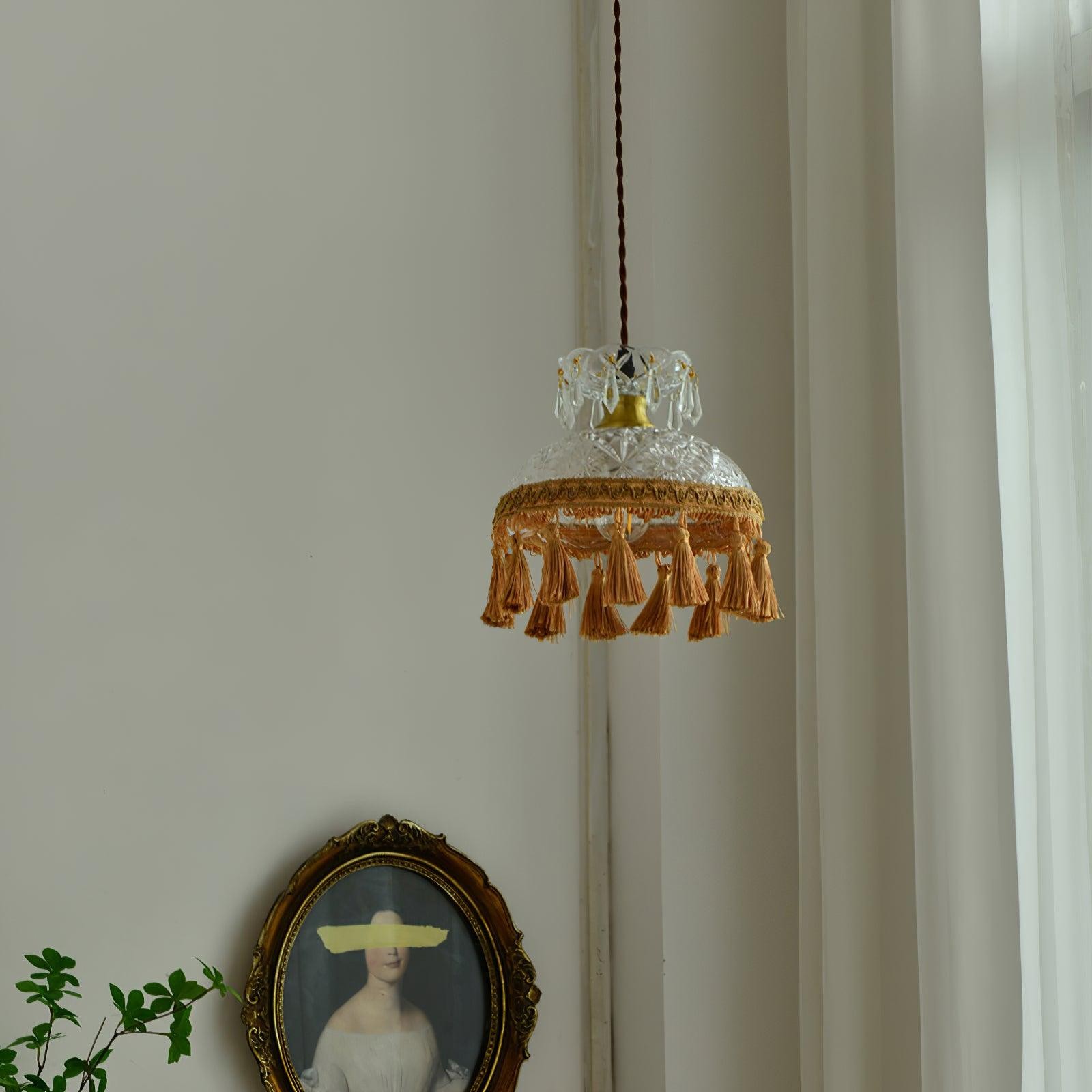 Bowl Tassel Pendant Light M387