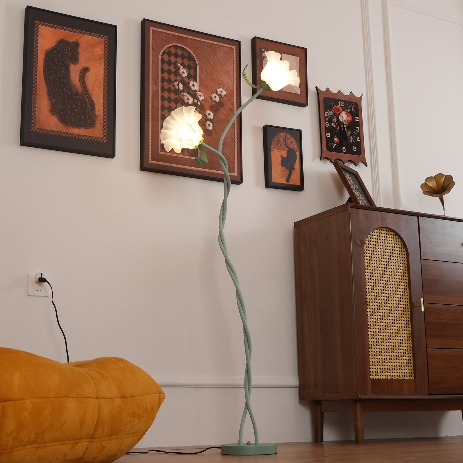 Creative Multi-Head Winding Flower Shape Floor Lamp M75