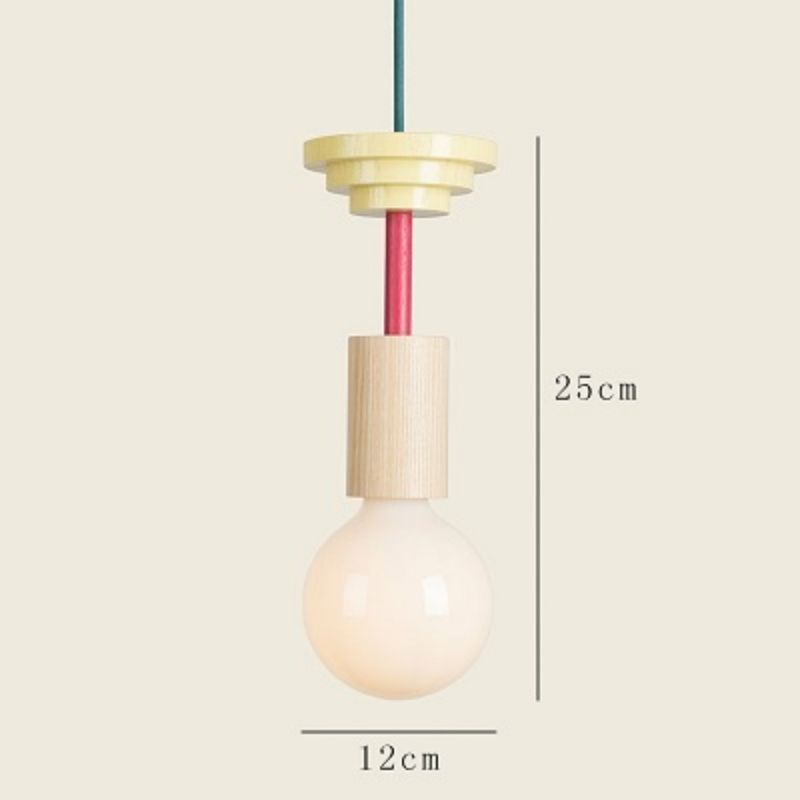 Creative Simple Wooden Pendant Light S155