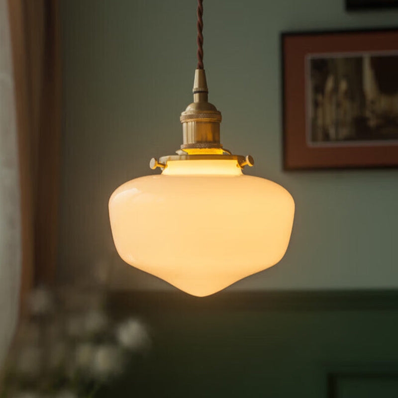 Radiant Lantern Retro Glass Pendant Light T2178