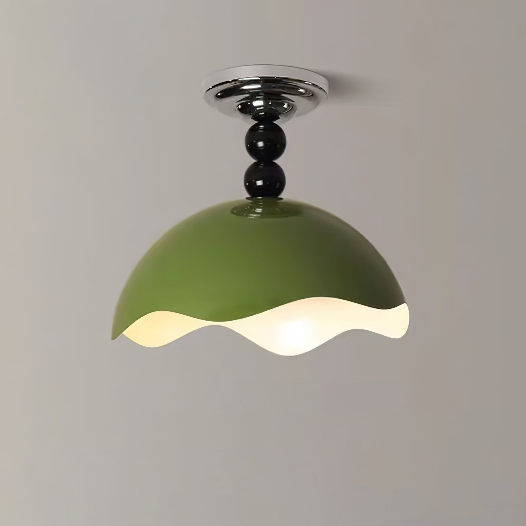 Modern Wave Crest Metal Ceiling Lamp M484
