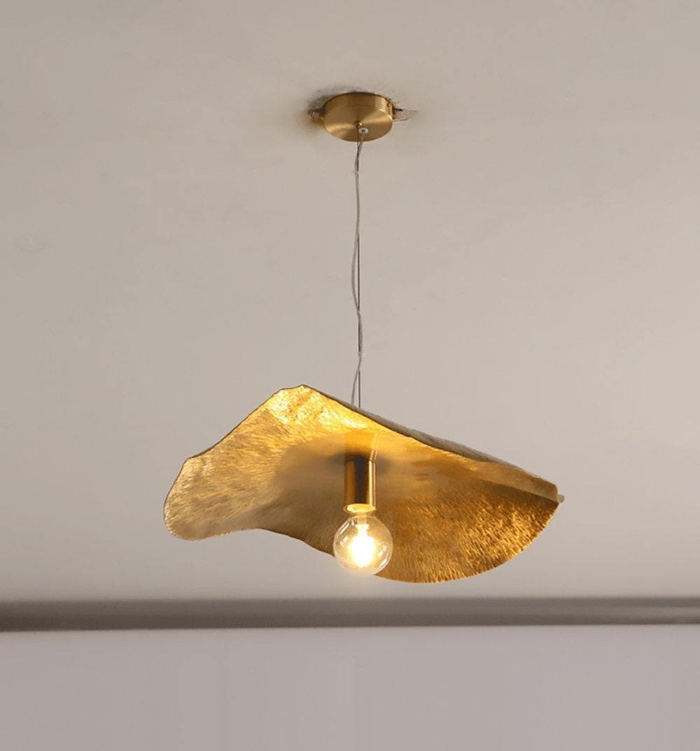 Hammered Brass Suspension Light T114